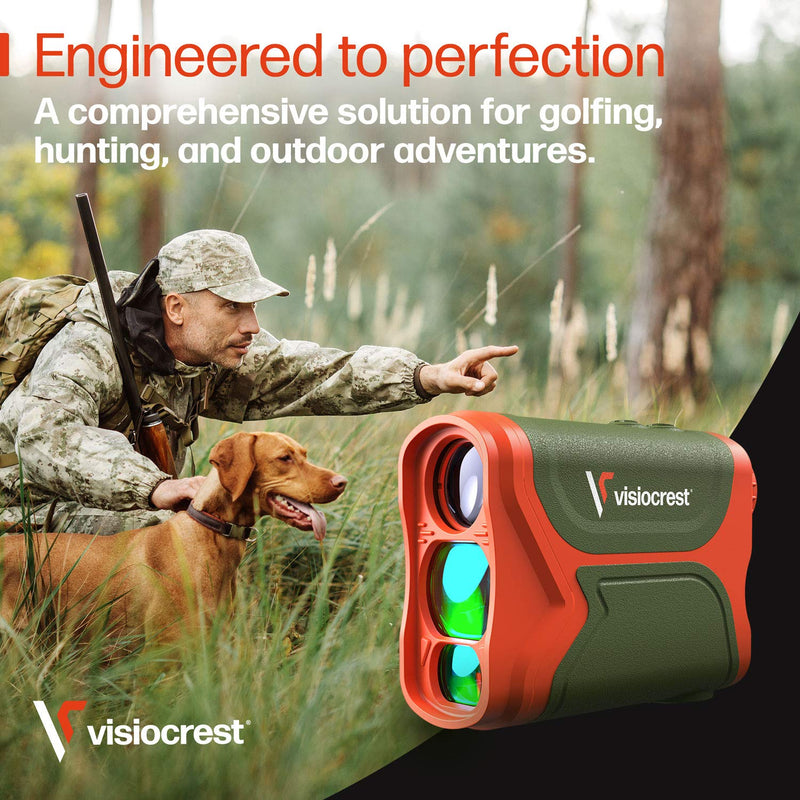 ﻿﻿Laser Range Finder for Golf, Hunting and Archery - 3000FT High Precision Distance Measuring Rangefinder - Professional Scan Fog and Speed Mode Rangefinder Orange