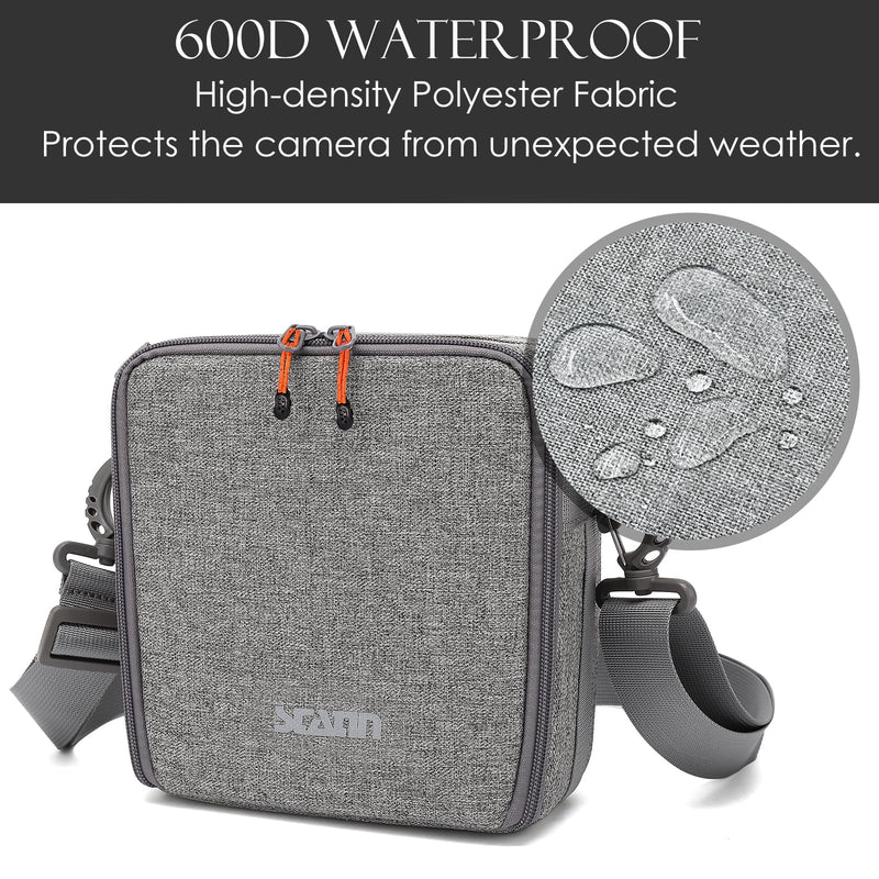 Mini SLR Camera Insert Bag,Shockproof &Pressure-proof Dual Opening Camera Lens Cube Case Bag,Digital DSLR SLR Mirrorless Cameras Accessories Storage Pouch Compatible for Canon,Sony,Fuji (XXXS) (2L)XXXS