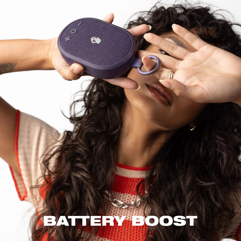 Skullcandy Kilo 2 Wireless Bluetooth Speaker, IPX7, 24-Hour Battery | Waterproof, True Wireless Stereo, Touch Controls, Punchy Bass, Carabiner and Strap Included, Rechargeable Battery Future