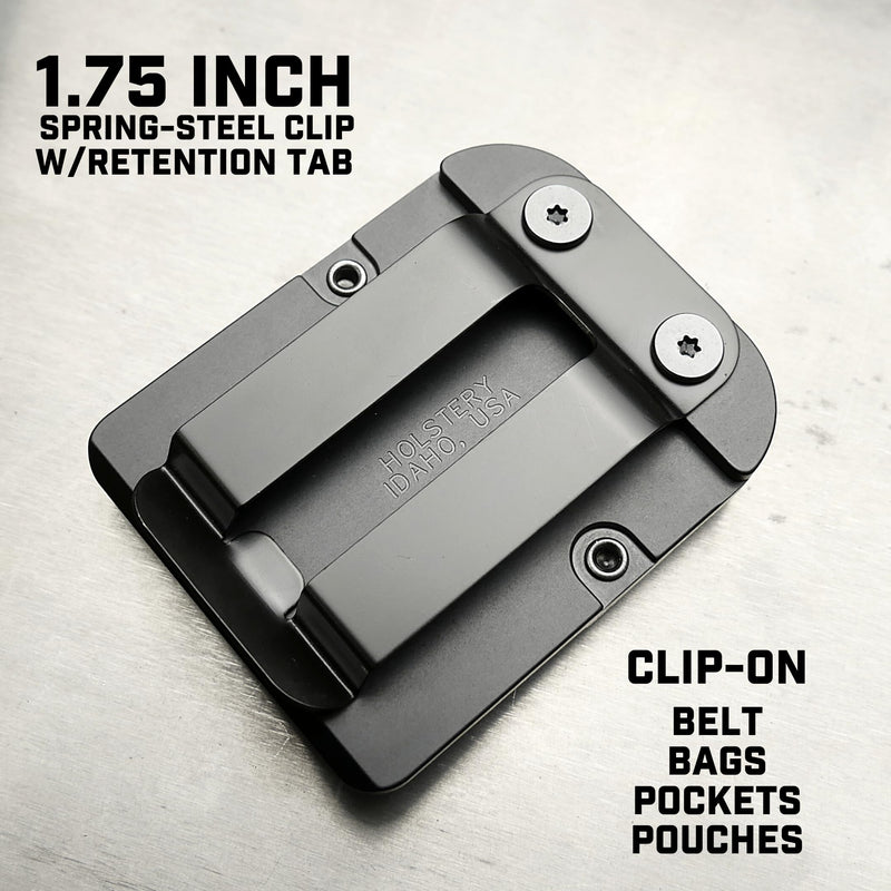 Holstery TapeMaster | Clip-On Tape Measure Holder - Low-Profile Measuring Tape Holster for Your Belt, Tool Bags, Pockets, or Pants TapeMaster Pro