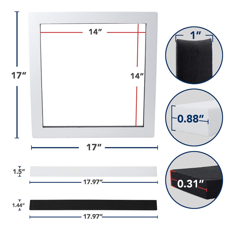 Leisure Coachworks 14" x 14" Universal RV Roof Air Conditioner Gasket Kit