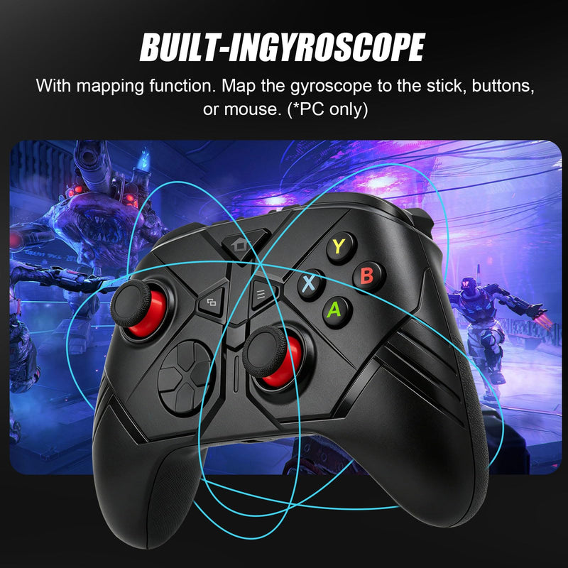 Geemaker Wireless Game Controller for Xbox Series X/S, Xbox One, Console, PC & Steam, Equipped with TMR Sticks, Hall Effect Analog Triggers, 1000Hz Polling Rate, 3.5mm Audio Jack - Black