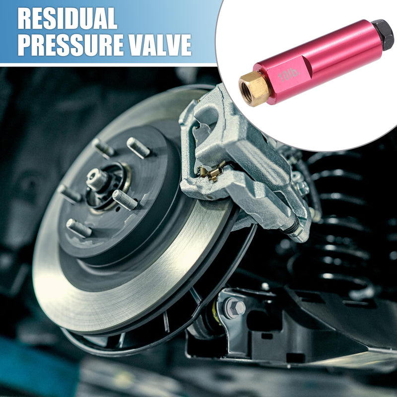 Residual Pressure Valve 10LB 76mm Drum Brake Pressure Valve for Racing Brake