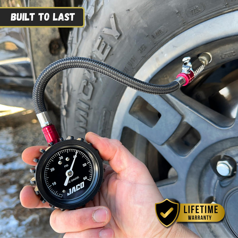 JACO ElitePro-X Tire Pressure Gauge with Lightning Chuck (60 PSI) 60 PSI