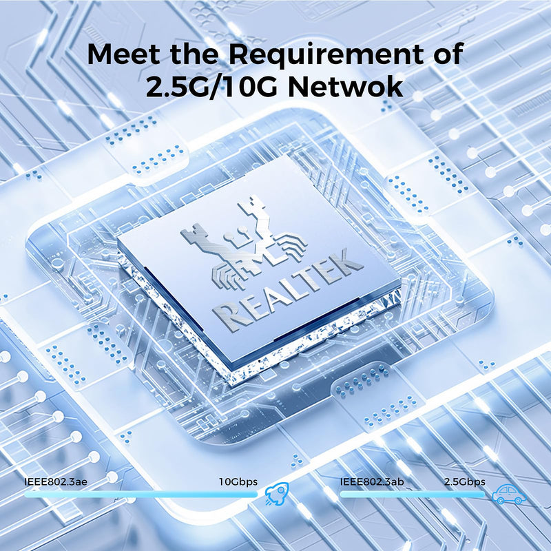 2.5G Switch 9 Ports with 1*10Gb switches , 8 Ports 2.5Gb and 1x10G SFP+ Slot, Vlan Function，Ethernet ,Network Switch, 60Gbps Capacity, Splitter| Plug & Play| Fanless Metal Design| Traffic 9 Port丨8x2.5 Gigabit Ports+1xSFP