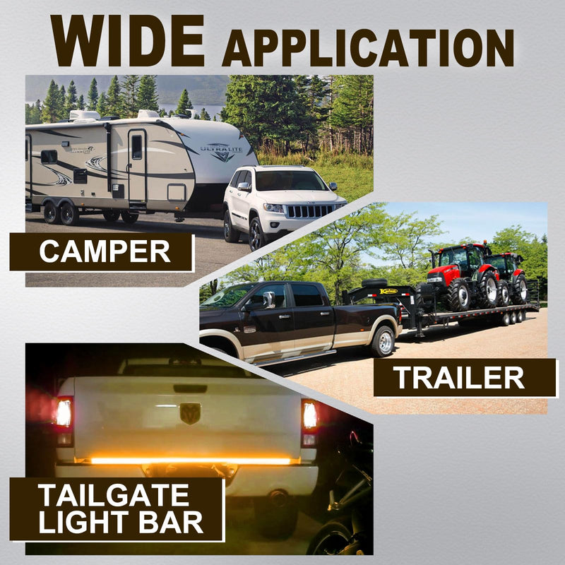 Agrieyes Premium 7 Pin to 6 Pin Trailer Light Adapter, 7 Way to 6 Wire RV Blade Trailer Plug, Trailer Connector for Pickup Truck RV Black-2