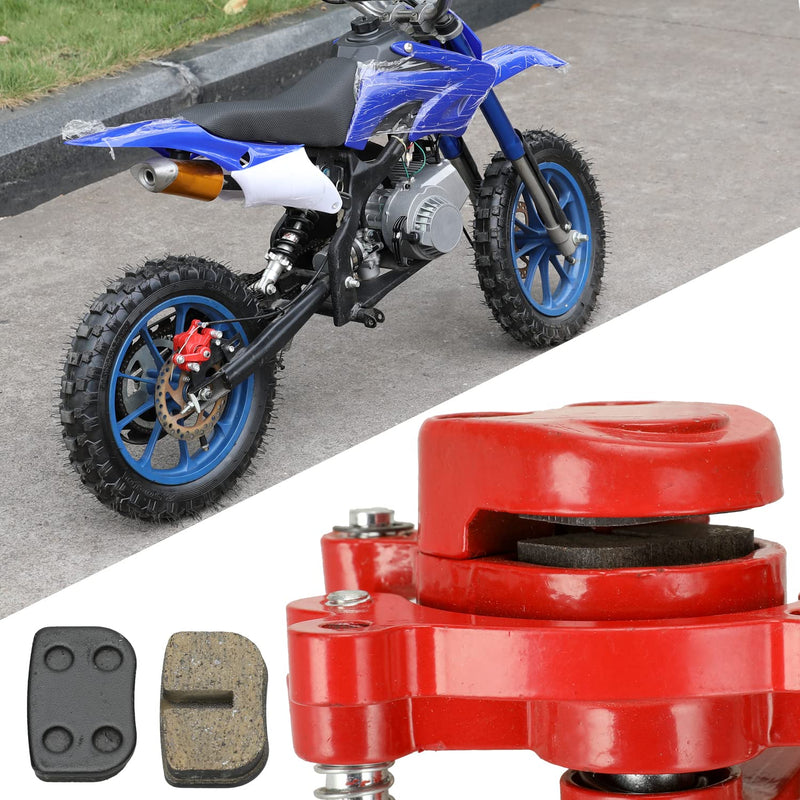 YOXUFA Mini Bike Brake Pads Disc Brake Pads for 79cc 97cc 100cc Coleman CT100U CC100X Baja Doodle Bug DB30 Motovox MBX10 Monster Moto MMB80 MMB105 49cc SYX Moto Mototec Pocket Dirt Bike ATV Parts 12