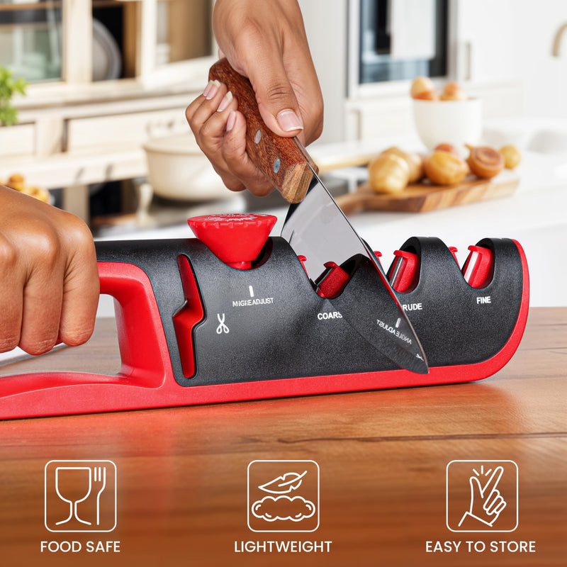 Kitchen Knife Sharpeners 3 Adjustable Sharpening Angle