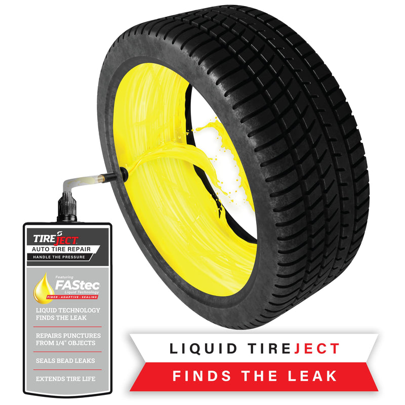 TireJect Automotive Full-Size Truck/SUV 2-in-1 Tire Sealant & Bead Sealer Kit for tire Repair of leaks and punctures Full-size Truck, SUV