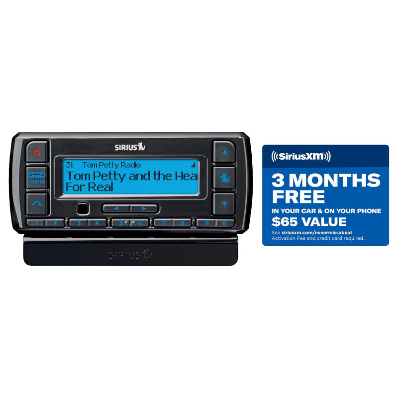 SiriusXM Stratus 7 Satellite Radio with Vehicle Kit | 3 MONTHS ALL ACCESS FREE WITH SUBSCRIPTION Single Standard Packaging