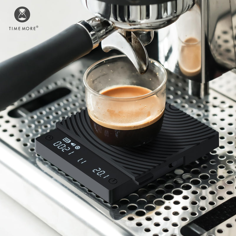 Timemore Basic Mini Coffee Scale, Slim & Lightweight Design, Three Modes | Digital Espresso Scale with Timer for Precision Brewing Black