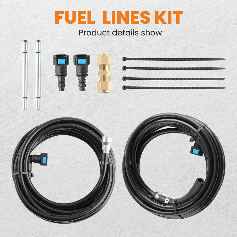 maXpeedingrods FG0340 Fuel Lines Repair Kit, for 2004-2010 Chevrolet Silverado, Fuel Vent Lines FL-FG0340 for GMC Sierra 1500 2500 3500 4.3L, 4.8L, 5.3L, 6.0L, 8.1L Pickup, Direct Replacement