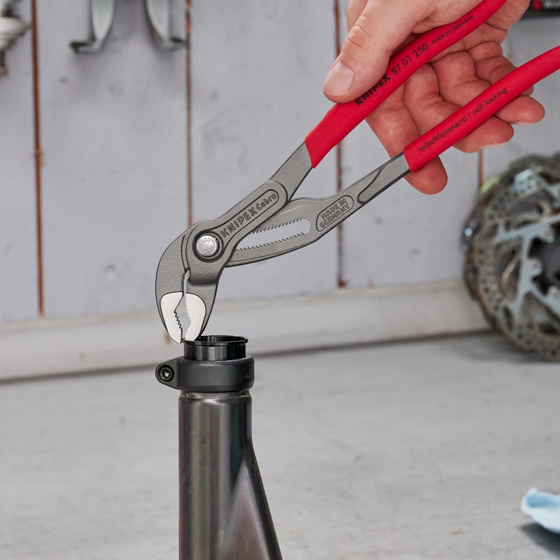  [AUSTRALIA] - KNIPEX Tools 87 01 250 Cobra Water Pump Pliers,10-Inch 10 inches