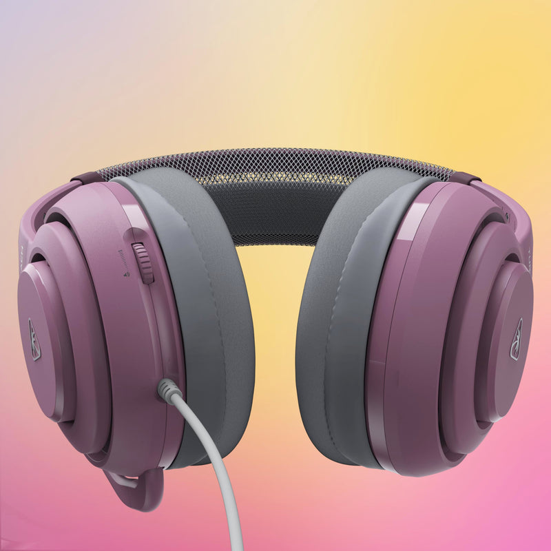 Turtle Beach Atlas 200 Wired Multiplatform Gaming Headset for Xbox, PS5, PC | Xbox Series X|S, Xbox One, PlayStation, 50mm Drivers, Flip-to-Mute Mic, Memory Foam, Floating Headband, Lilac Mist