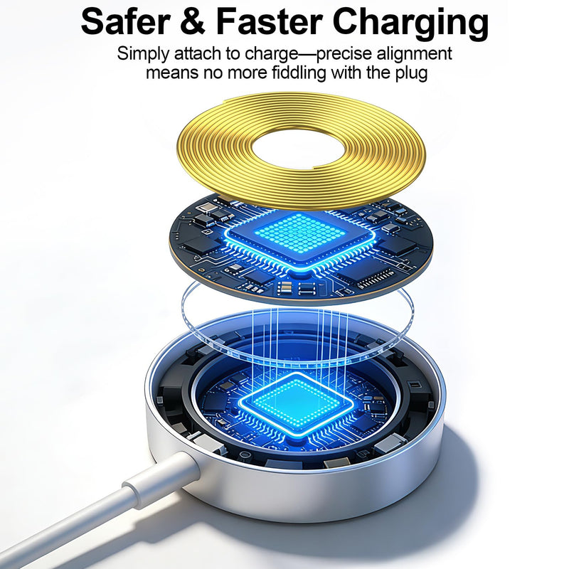 Upgraded for 2in1 USB A/C Apple Watch Charger Magnetic Charging Cable | Home and Travel Essentials Wireless Charger Compatible With iWatch Series Ultra/SE/11/10/9/8/7/SE/6/5/4/3/2-6.6ft White 6.6ft