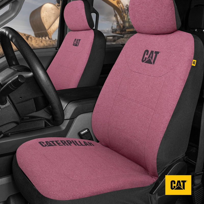 Sheepskin Car Seat Covers, 2-Pack Faux Fur, Front Seats Only, Cute Automotive Seat Covers For Cars (Black) Black Fur