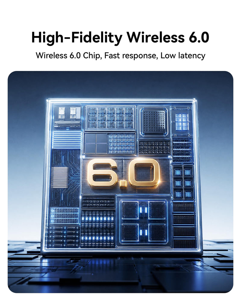 Bluetooth 6.0 Audio Receiver, 3-in-1 Wireless Adapter with FM Radio, U-Disk Playback, HD LED Display, Remote Control, Dual Output, Long Battery, Wireless Upgrade for Home Amplifier & Wired Speakers