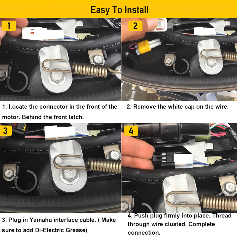 NMEA 2000 (N2k) Yamaha 4-Meter (13 feet) Engine Interface Cable with Included Tee Connector, for Lowrance Simrad B&G Navico & Garmin Networks