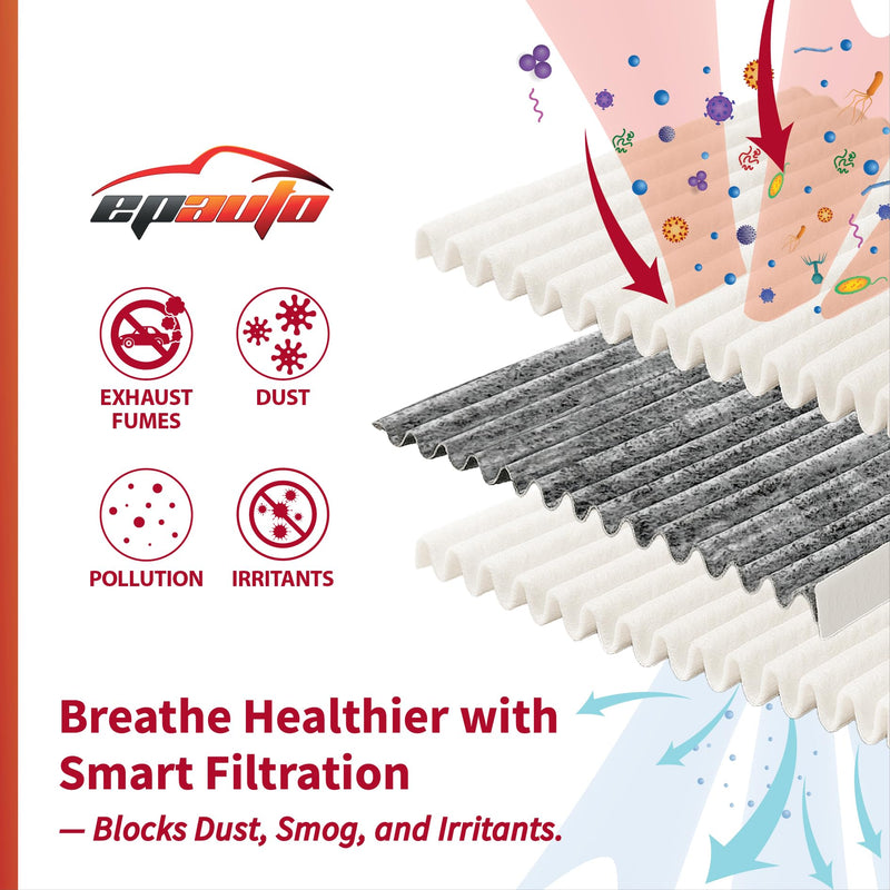 EPAuto CP930 (CF10930) Cabin Air Filter Replacement for Subaru Forester (2009-2018), WRX (2012-2021), WRX STI (2013-2021), Impreza (2008-2016), Crosstrek, XV Crosstrek (2013-2017)