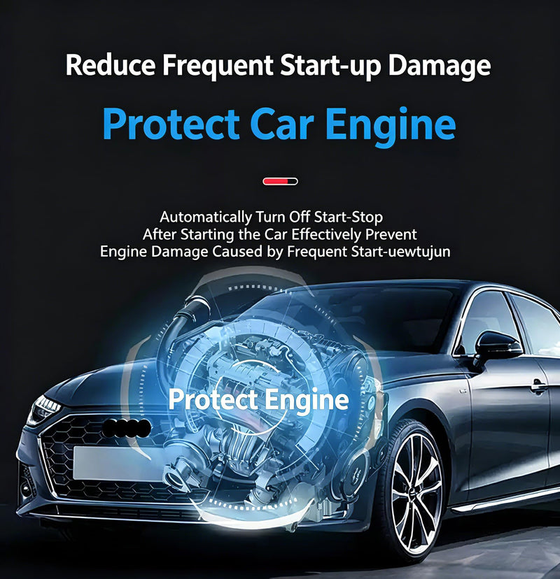 Auto Start Stop Eliminator for Audi Q5L/A4/S4/Q5/A4L/A5/S5 | Plug and Play,Automatic Memory Cancel Stop&Start Engine System Device,Error-Free Bypass Cable