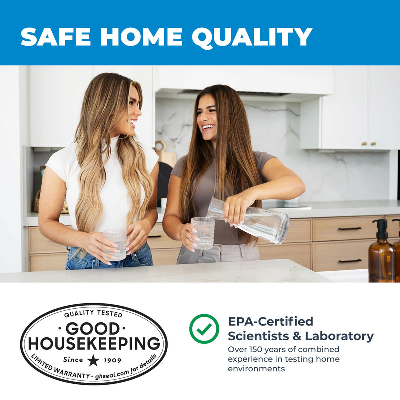 Safe Home® DIY Lead in Drinking Water Test Kit – Advanced Detection to 4 PPB – 5-Minute Test – 3 Levels of Test Results – EPA Lab Certified – Made in the USA – (2 Pack) 2-Pack