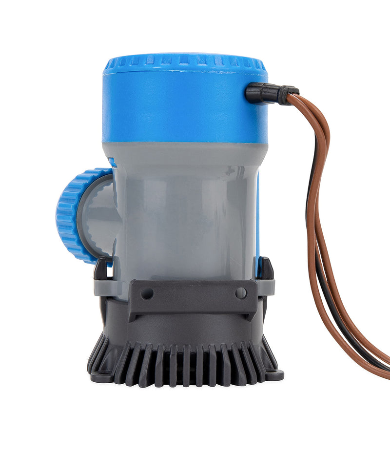 TRAC-Outdoor Products Automatic Bilge Pump, 800/1100 GPH, 3/4" & 1-1/8" Outlet - Designed for Easy Installation and Retrofitting - Ideal for All Watercraft (69311) (3004.7234)