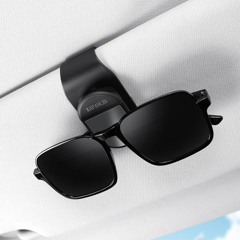 Sunglass Holder for Car Visor Clip Eyeglass Sunglass ABS Plastic Car Asset Accessories for Men Women Necessities Car Sun Visor Auto Trucks Van SUV Organizer