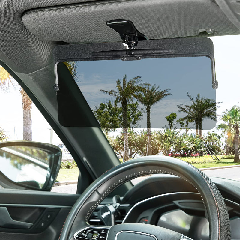 JOYTUTUS Sun Visor for Car, Universal Anti-Glare Polarized Sun Visor Extender Easy to Install, UV400 Car Visor Extension Protect from Glare/UV Ray/Stray Light, Safe Driving for Car Small 1 PACK