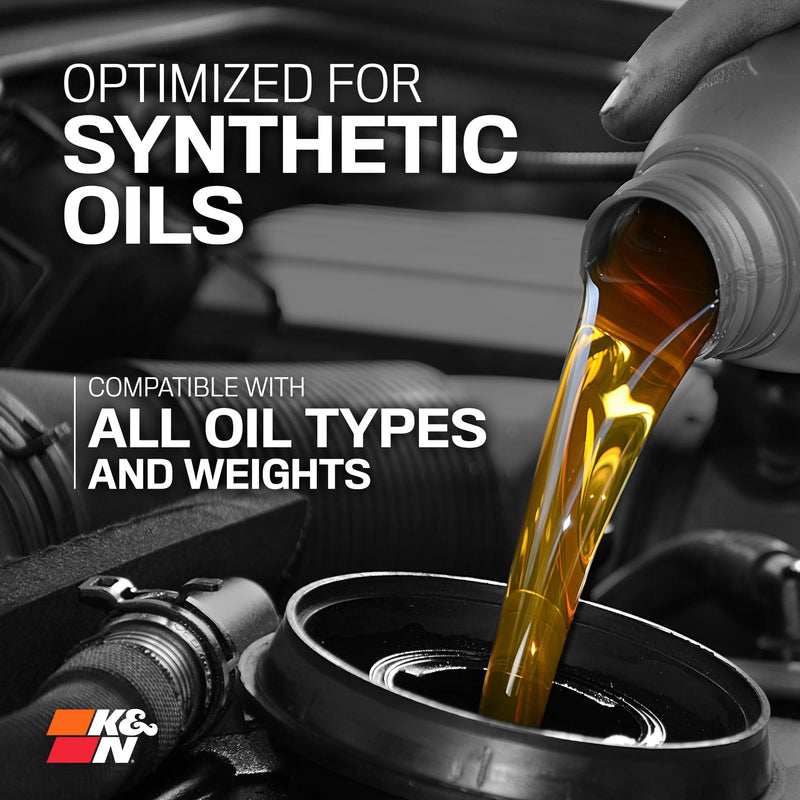 K&N Premium Oil Filter: 20,000 Mile Engine Protection with Wrench Off Nut: Compatible with GMC/Cadillac/Chervolet/Buick (See Product Description for Select Models) HP-2012