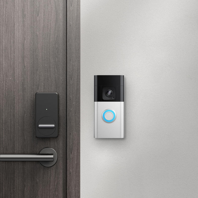 No-Drill Ring Doorbell Mount, Adhesive Doorbell Mounting Bracket Compatible with Ring Video Doorbell (2nd Generation 2020 Release), 3, 3 Plus, 4, Battery Doorbell Plus/Pro Stick-On Back Plate