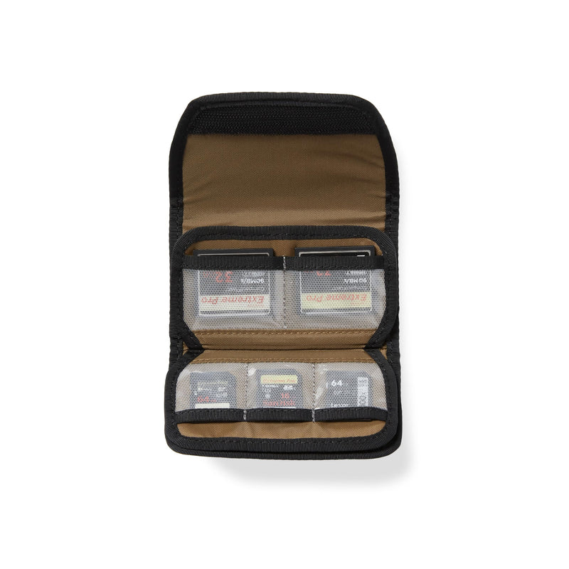NOMATIC McKinnon Memory Card Case - Durable SD Memory Card Holder, Fits 6 SD & 2 C-Fast Cards with Zipper Pocket for Mini-SD