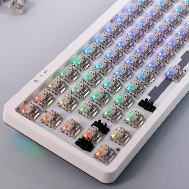 EPOMAKER x LEOBOG Keyboard Switches Set for Mechanical Gaming Keyboard, 100 Pcs Linear/Tactile Switch Set, Factory Lubed, 5-Pin Switch with POM Stem, Compatible with MX Keycaps (Graywood V3, Linear) Graywood V3