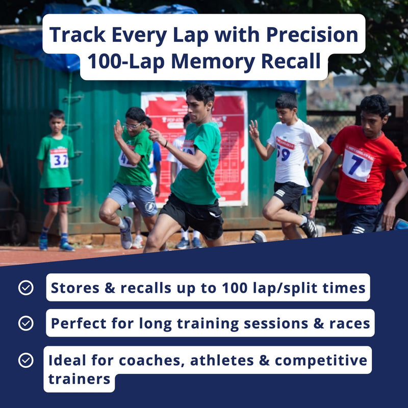 Ultrak 100 Lap Memory Timer, Black
