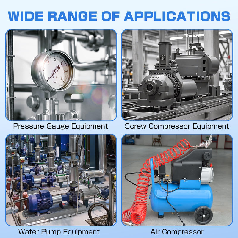 D-HONOR Water Pump Pressure Switch, Adjustable Pressure Controller KRS-3 40-60 PSI