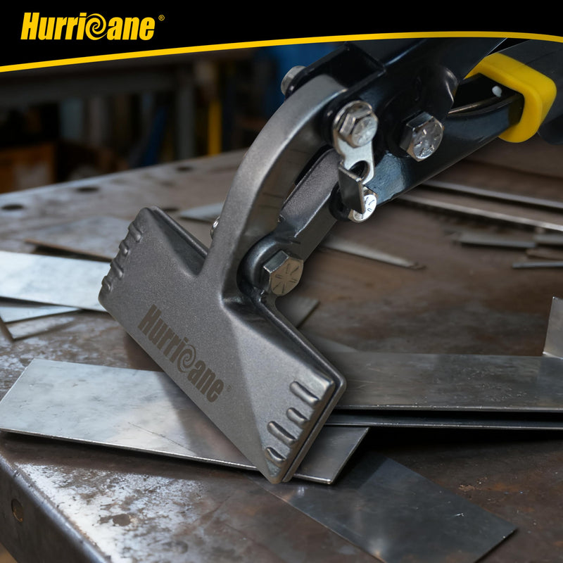 HURRICANE 3 Inch Offset Hand Seamer, Sheet Metal Bending Pliers for Roofing, Siding, HVAC, and Metalwork Applications