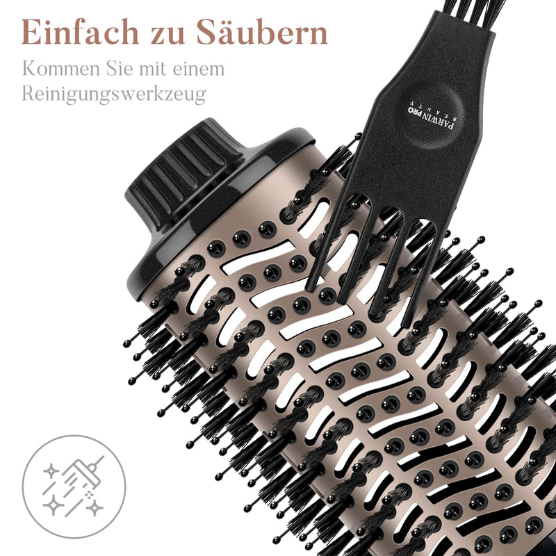 One-Step Hair Dryer Brush, 4-in-1 Hot Air Styler and Blow Dry Brush | Ionic Ceramic Technology, for Drying, Volumising and Straightening, Mid to Long Hair, Black 1. Black - Oval