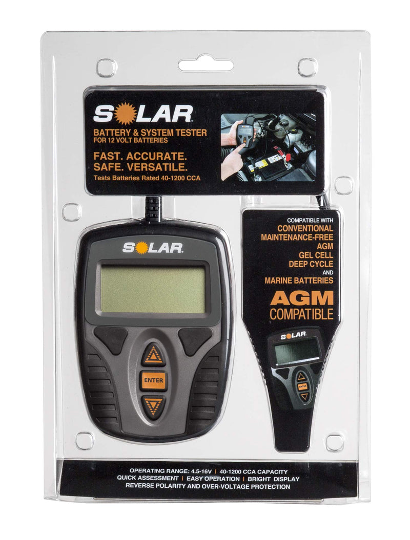 Clore Automotive CA Clore Automotive SOLAR Digital 12V Battery and System Tester Battery & System Tester