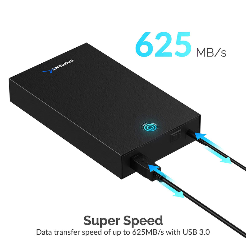 Sabrent USB 3.0 Tool-Free Enclosure + 36W 7-Port USB 3.0 Hub with Individual Power Switches