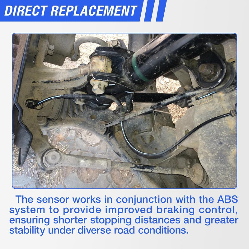 ABS Wheel Speed Sensor Front Left Right Compatible with 2003-2007 Honda Accord 2004-2008 Acura TSX Driver Passenger Side ABS Sensors # 57450-SDC-013 57455-SDC-013 2Pcs