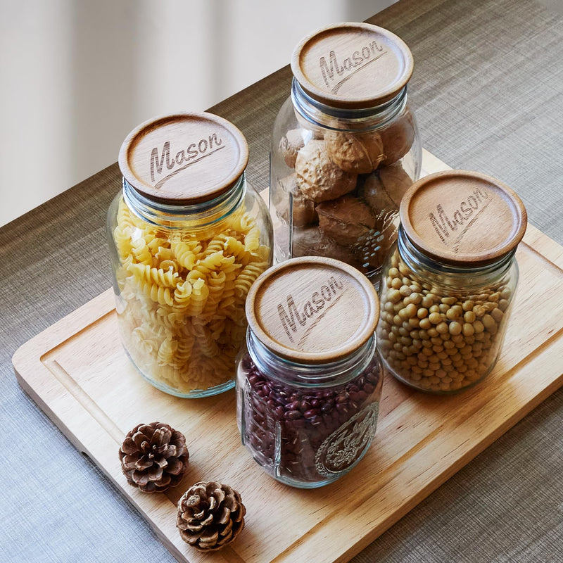 12 Pack Acacia Wood Mason Jar Lids Wide Lid & Regular Mouth Lids Small Large Mouth Reusable Mason Jar Tops Wooden Lids for Glass Cups Bamboo Lid for Mason Jars Covers Accessories Canning Supplies 6 Regular + 6 Wide Mouth 12 Pcs
