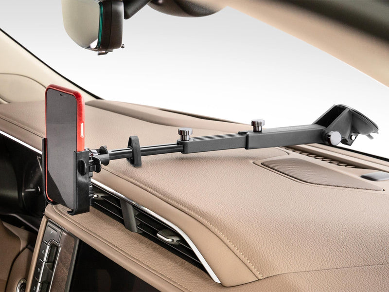 WeatherTech WindshieldFone Universal Windshield-Mounted Car Phone Holder Black Plastic