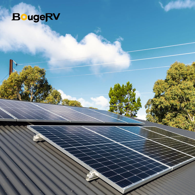 BougeRV Solar Parallel Connectors for 2 Solar Panels, 2 to 4 Y Branch 10AWG Adapter Splitter Cable Wire Plug PV Tool Kit, Waterproof (MFF/FMM) MFF/FMM
