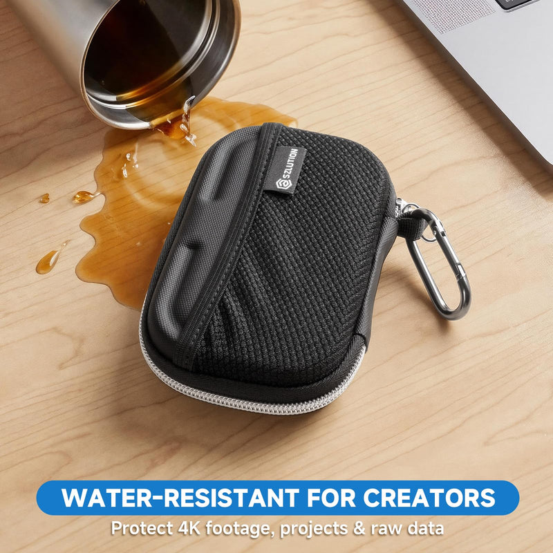 Hard EVA Case for SanDisk Extreme Pro Samsung T9 T7 | Shockproof Travel Storage Bag, Compatible with T7 Shield Portable SSD, for External Solid State Drive, Case Only
