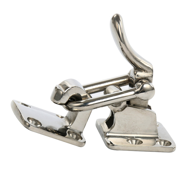 Amarine Made Stainless Steel Hold Down 90 Degree Clamp-Locking Cam Latch for Boat, RV,Caravan,Attic Hatch Doorway