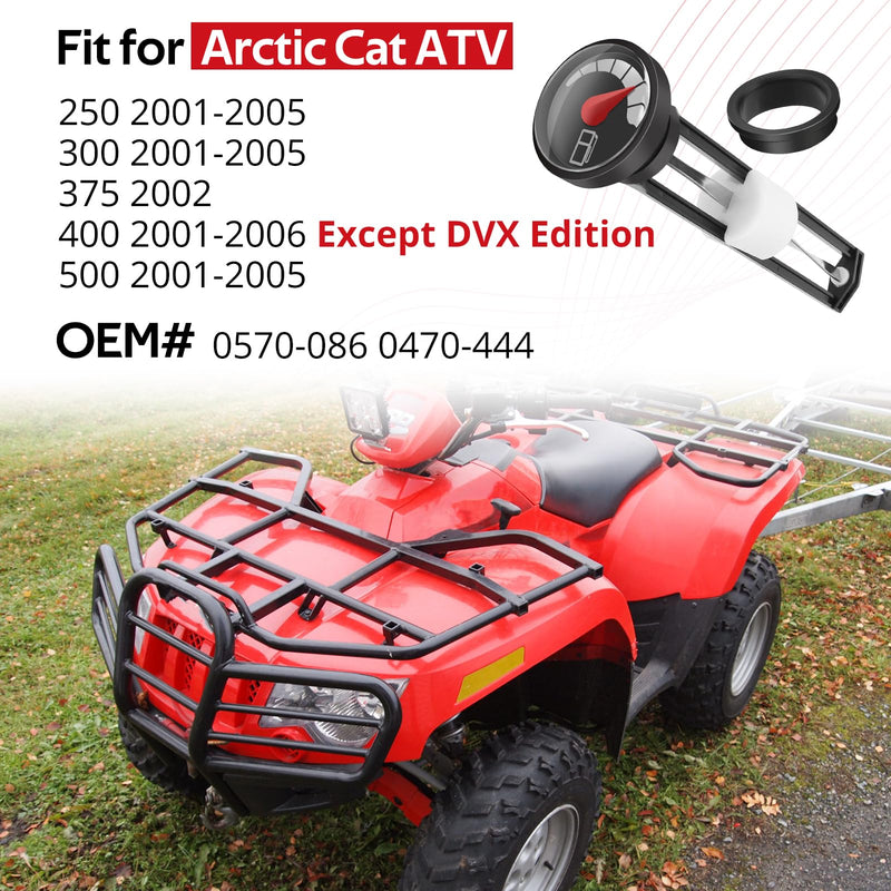 Fuel Gauge Gas for Arctic Cat ATV 250 300 375 400 500 2001 2002 2003 2004 2005 2006, OEM# 0570-086 0470-444