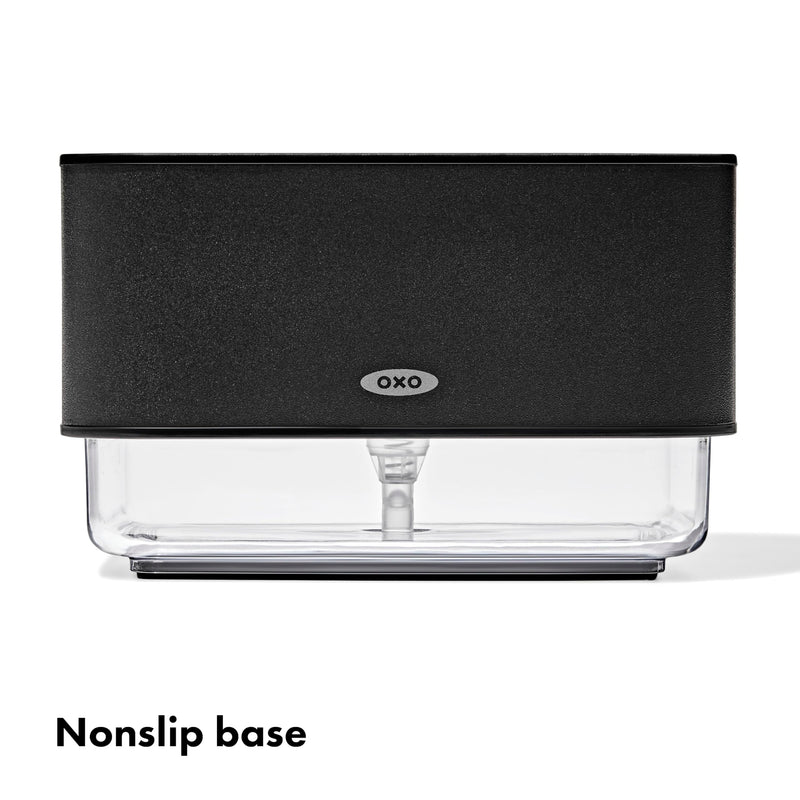 OXO Good Grips Soap Dispensing Sponge Holder - Black Matte Black
