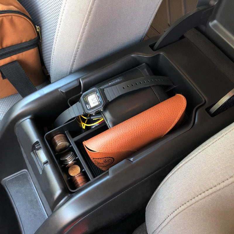 JDMCAR Compatible with Center Console Tray Chevy Colorado/GMC Canyon Accessories 2015-2020 2021 2022 Black Trim