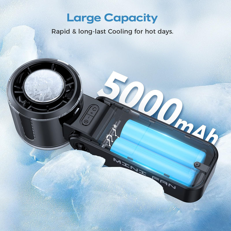 Handheld Fan with Ice Cooler