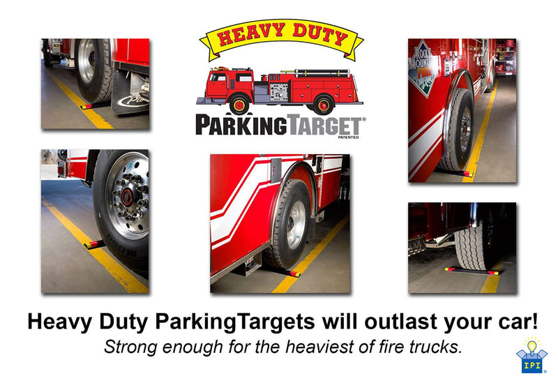 ParkingTarget 18” 1 pcs U.S.A. Garage Heavy Duty Parking Aid Car Stop Indicator Protects Car & Walls Stopper Easy Install Peel and Stick Gadget ipi-HD-18 1 Pack, Part - 18" L x 1.25”H
