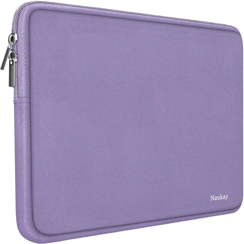 15.6 Inch Laptop Sleeve, Resistant Neoprene Notebook Computer Pocket Case/Tablet Briefcase Carrying Bag Compatible for Asus/Dell/Fujitsu/HP/Sony/Toshiba/Acer- (Purple) Purple 15.6 inch